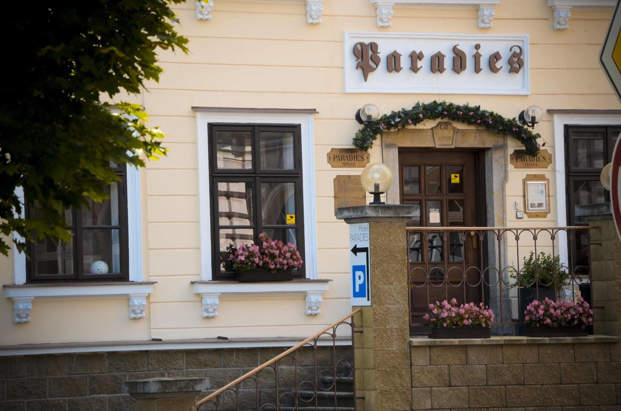 Hotel Paradies Teplice Luaran gambar